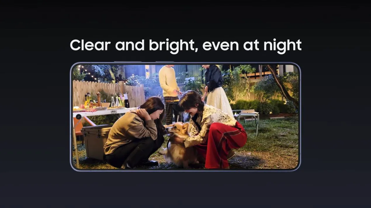 Galaxy S26 Ultra 光圈大底史上最大 ：主鏡頭光圈來到f1.4，搭配 AI ProVisual Engine，再黑的夜 連錄影都清晰