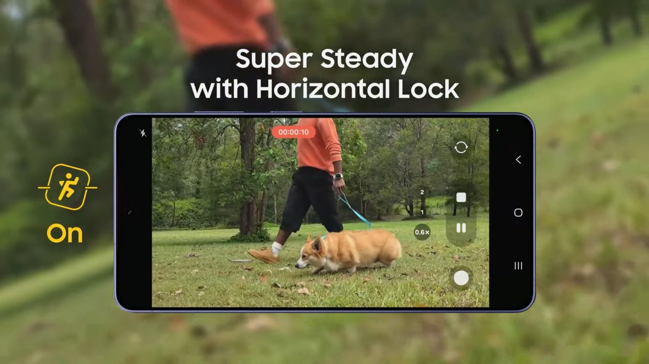 Galaxy S26 Ultra 全新水平鎖定功能:鏡頭旋轉一圈,畫面依然不轉動,拍小孩、寵物甚至極限運動也不怕翻 Galaxy S26 Ultra 全新水平鎖定功能:鏡頭旋轉一圈,畫面依然不轉動,拍小孩、寵物甚至極限運動也不怕翻