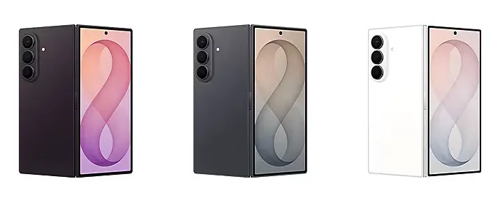 三星 Galaxy Z Fold 8 Ultra 總共推出「鳶尾紫」、「石墨灰」跟「奶油白」三款顏色