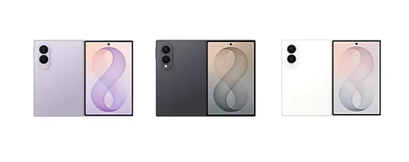 三星 Galaxy Z Fold 8 總共推出「薰衣紫」、「石墨灰」跟「奶油白」三款顏色。