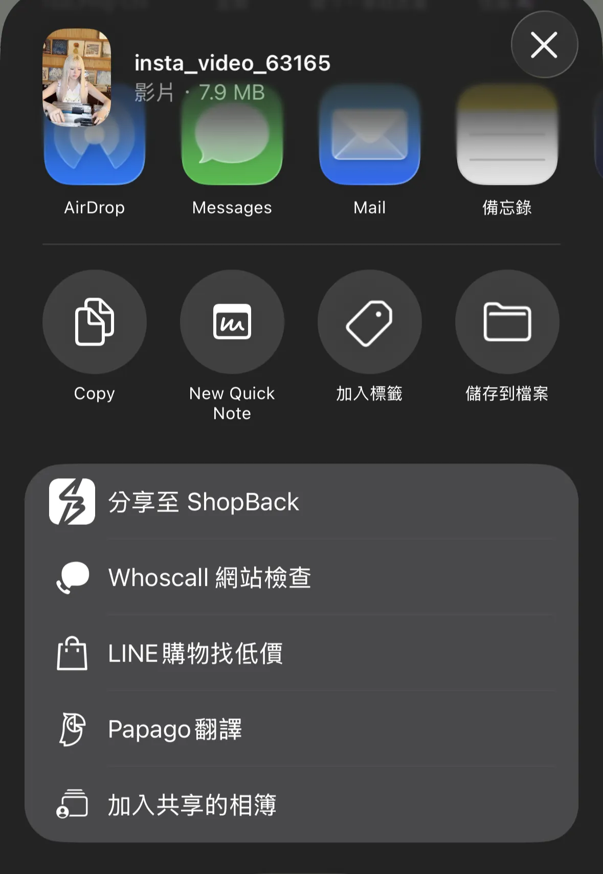 InstaSave 下載 IG 影片步驟 3-3