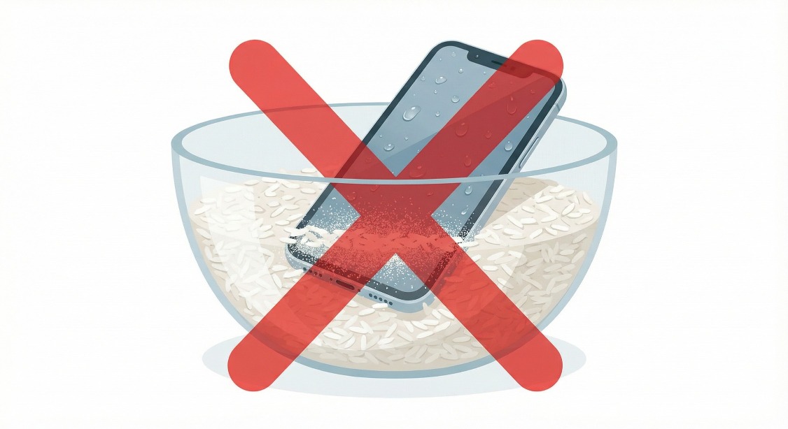 手機泡水禁止放入米缸 手機泡水禁止放入米缸