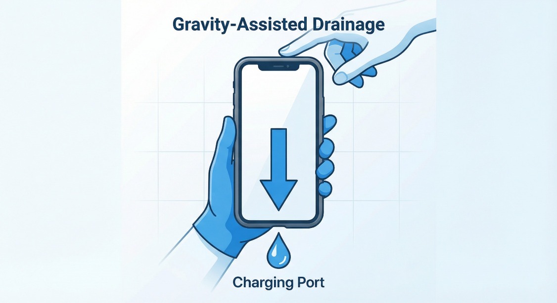 手機進水立即正確排水 手機進水立即正確排水