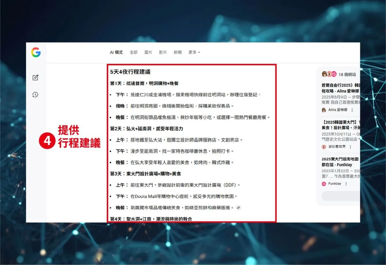 Google搜尋 AI模式 提問_圖4